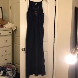 Old Navy Dresses - OLD NAVY navy blue tribal maxi Old Navy Dresses - OLD NAVY navy blue tribal maxi